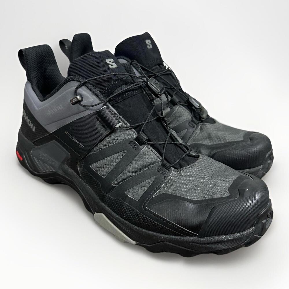 Salomon X Ultra Running Shoes Black Goretex Waterproof Hike Trail Mens 12 Gorp